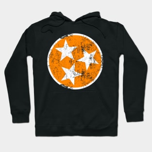 Orange White Tennessee Flag Hoodie